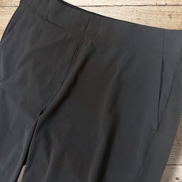 TOMMY BAHAMA Island Zone Womens Ribbed Trim Ankle Pants Size Large‎ Black - Picture 3 of 9